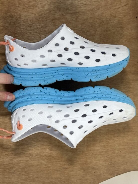 Kane Revive Active Recovery Shoes White Perforated Slip On Women Size 5 - Picture 9 of 11